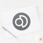 Rond Sticker du logo Deconbrio (Enveloppe)
