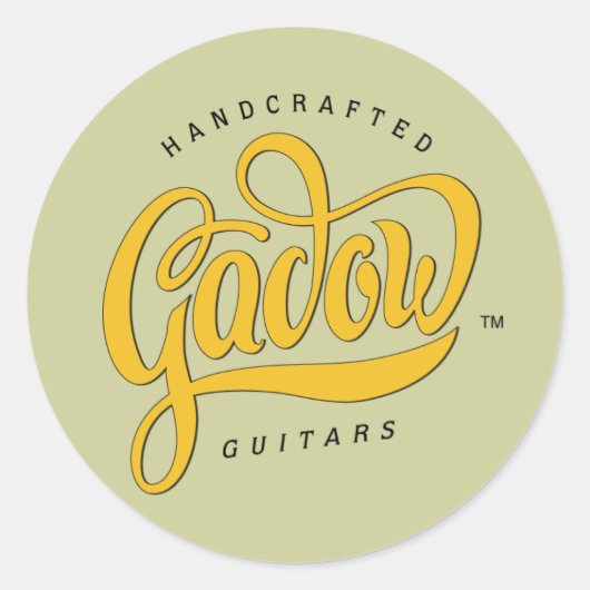 Rond Sticker du logo Gadow 3" (Devant)