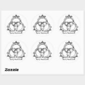 Rond Sticker du logo Kerry Wentworth Trinity (Feuille)