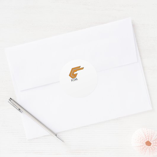 Rond Sticker du logo Ktm1 (Enveloppe)