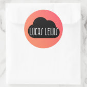 Rond Sticker du logo Lucas Lewis (Sac)