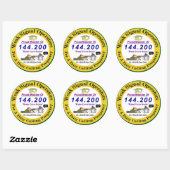 Rond Sticker du logo Signal faible 3 pouces (Feuille)