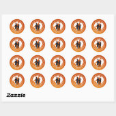 Rond Sticker du logo STL (Feuille)
