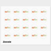 Rond Sticker du logo VIPKID (Feuille)