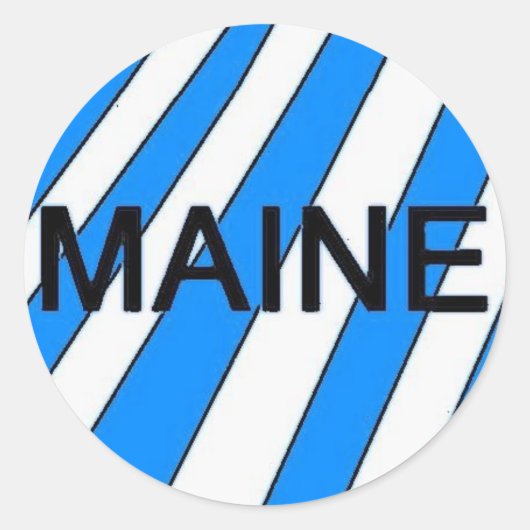 Rond Sticker du Maine (Devant)