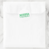 Rond Sticker du Nigeria (Sac)