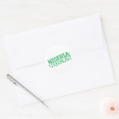 Rond Sticker du Nigeria (Enveloppe)