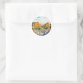 Rond Sticker du parc national des Badlands (Sac)