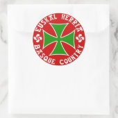 Rond Sticker du Pays basque (Sac)