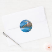Rond Sticker du phare de Castle Hill (Enveloppe)