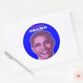 Rond Sticker du président OBAMA (Enveloppe)