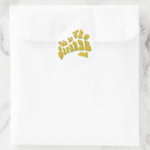 Rond Sticker du site web ! (Sac)