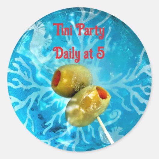 Rond Sticker du Tini Party (Devant)