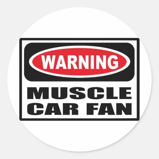 Rond Sticker du VENTILATEUR MUSCLE (Devant)