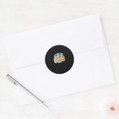 Rond Sticker du Wyoming (Enveloppe)