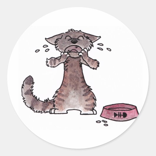 Rond Sticker d'urgence Cat (Devant)