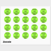 Rond Sticker Earnin' et Learnin' (Feuille)