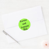 Rond Sticker Earnin' et Learnin' (Enveloppe)