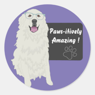 Rond Sticker éducatif visiblement Extraordinaire