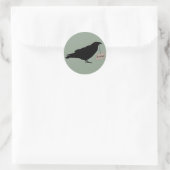 Rond Sticker Eerie Raven (Sac)