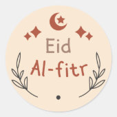 Rond Sticker Eid Al Fitr (Devant)