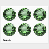 Rond Sticker Emerald 1 (Feuille)