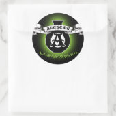 Rond Sticker en alchimie verte (Sac)