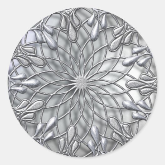 Rond Sticker en argent bijouterie (Devant)