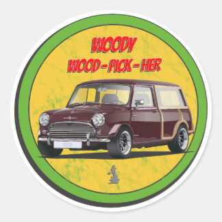 Rond Sticker en bois