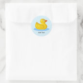 Rond Sticker en caoutchouc Ducky Modèle (Sac)