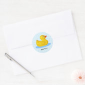 Rond Sticker en caoutchouc Ducky Modèle (Enveloppe)