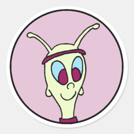 Rond Sticker en cercle Aileen Mini (Devant)