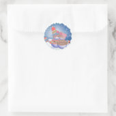 Rond Sticker en couple Snowman (Sac)
