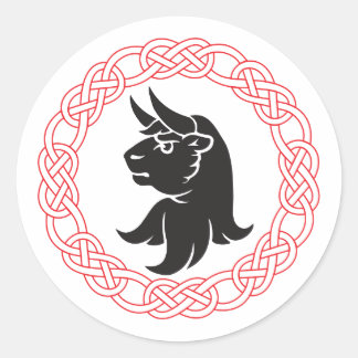 Rond Sticker en crête de Turnbull