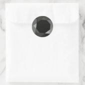 Rond Sticker en diamant noir (Sac)