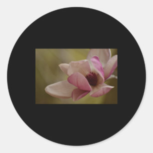 Rond Sticker en floraison de Rêves rose doux