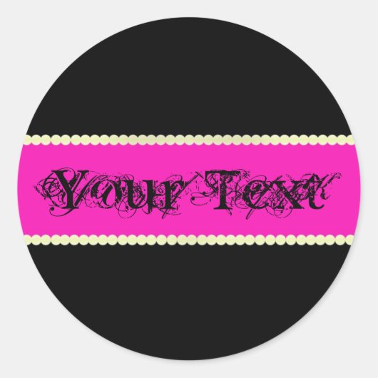 Rond Sticker en gras (Devant)