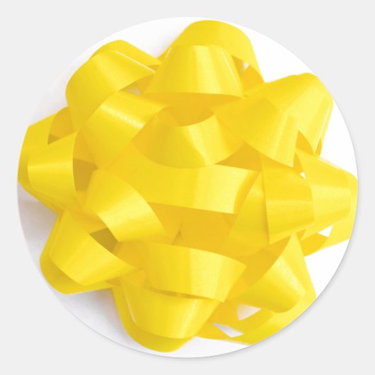 Rond Sticker en Jaune (Devant)