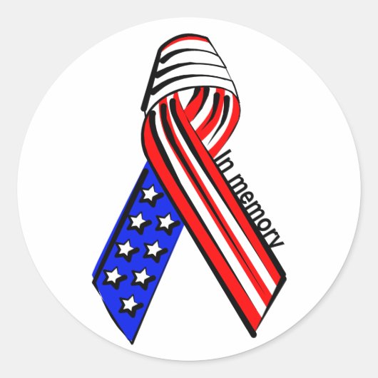 Rond Sticker en mémoire (Devant)