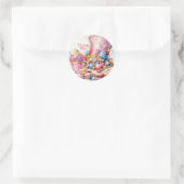 Rond Sticker en Merci de Candy Land (Sac)