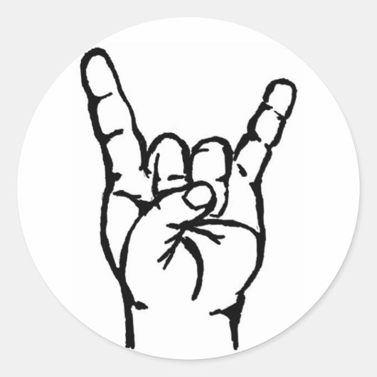 Rond Sticker en métal (Devant)