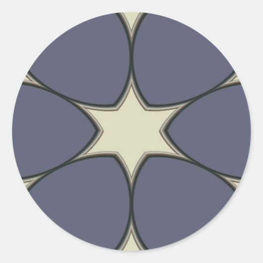 Rond Sticker en mosaïque (Devant)