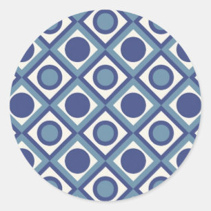 Rond Sticker en mosaïque