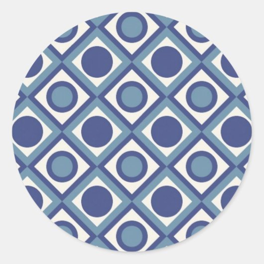 Rond Sticker en mosaïque (Devant)