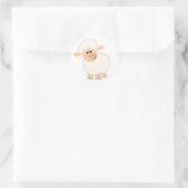 Rond Sticker en mouton cartonné mignon (Sac)