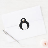 Rond Sticker en pingouin (Enveloppe)