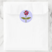 Rond Sticker en plastique brillant (Sac)