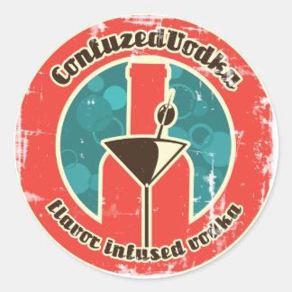 Rond Sticker en relief