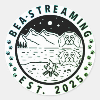Rond Sticker en streaming Bea Découpe verte