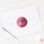 Rond Sticker en tigre Art déco (Enveloppe)
